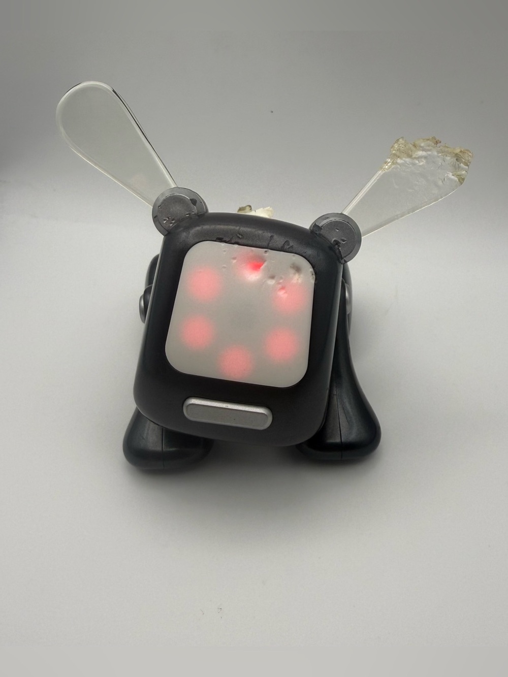 VTG 2005 Hasbro Sega i-Dog Dark Grey Robot Speaker Puppy C-015C Works With Flaws